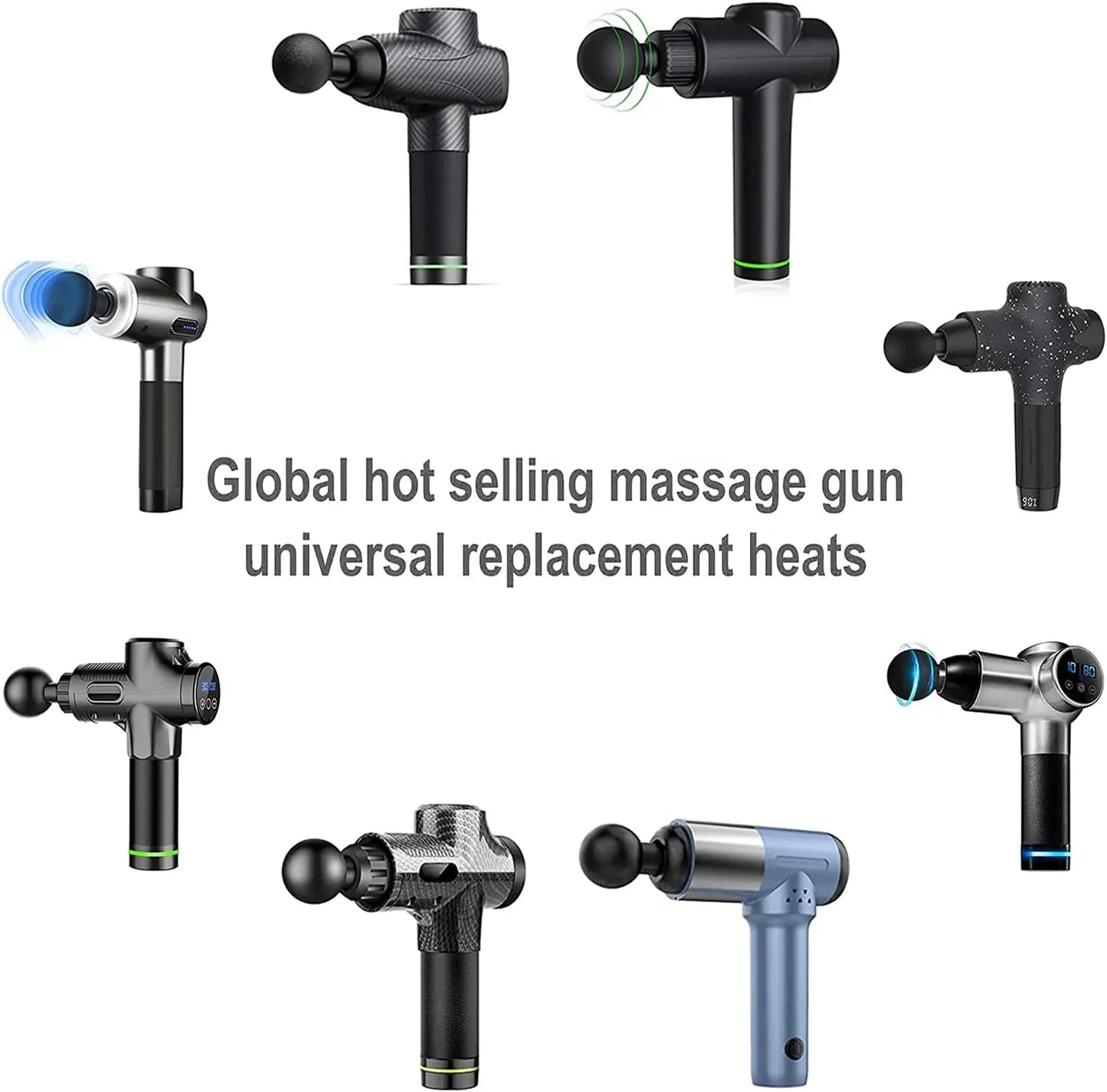Massage Gun Attachment Heads