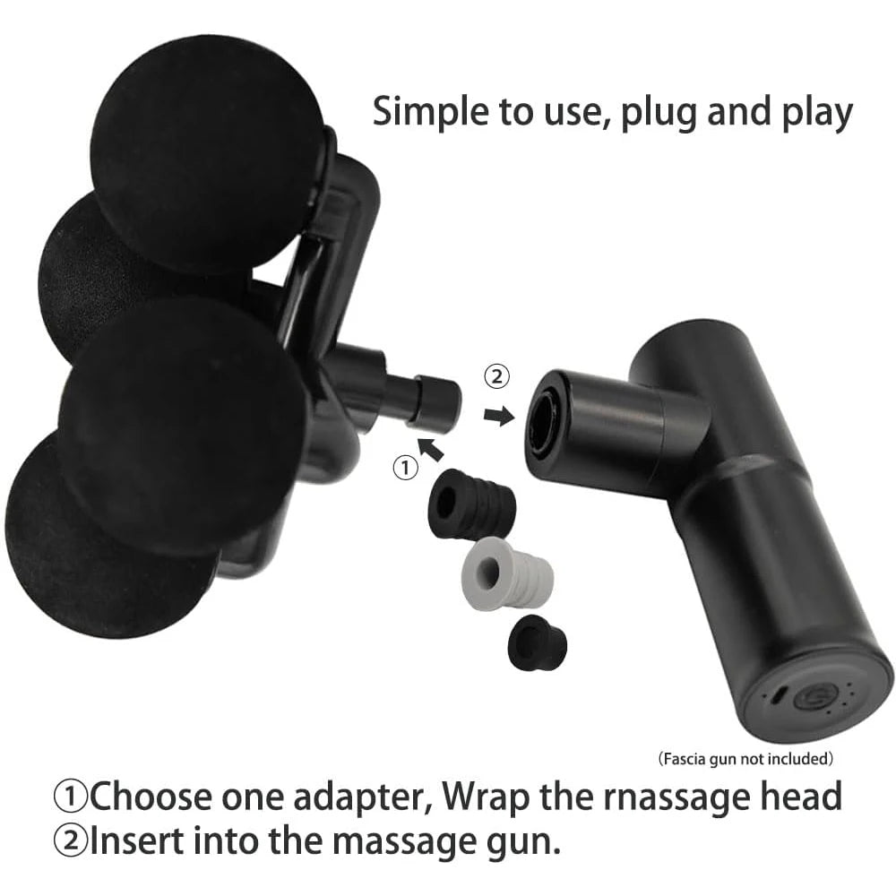 Four Heads Ball For Massage Gun Accessories