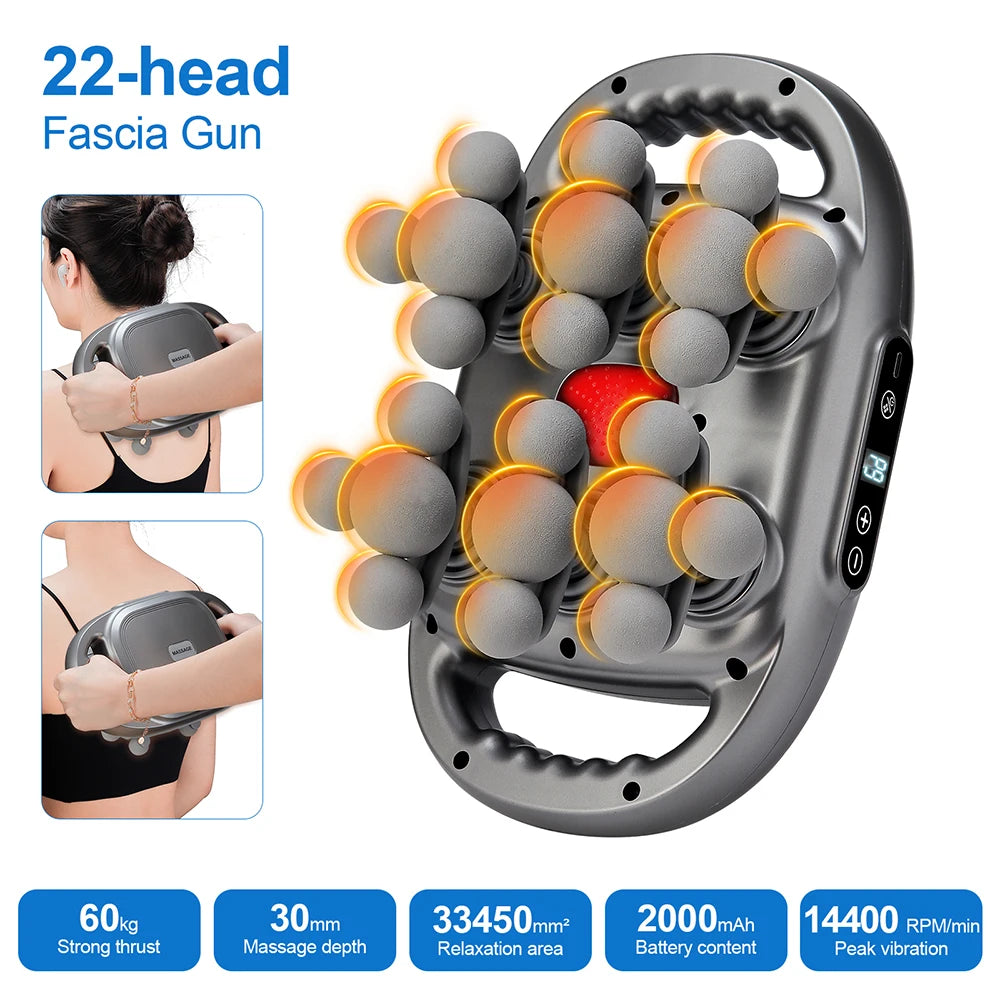 Deep-Pulse 22-Head Massage Gun