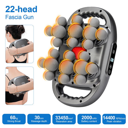 Deep-Pulse 22-Head Massage Gun