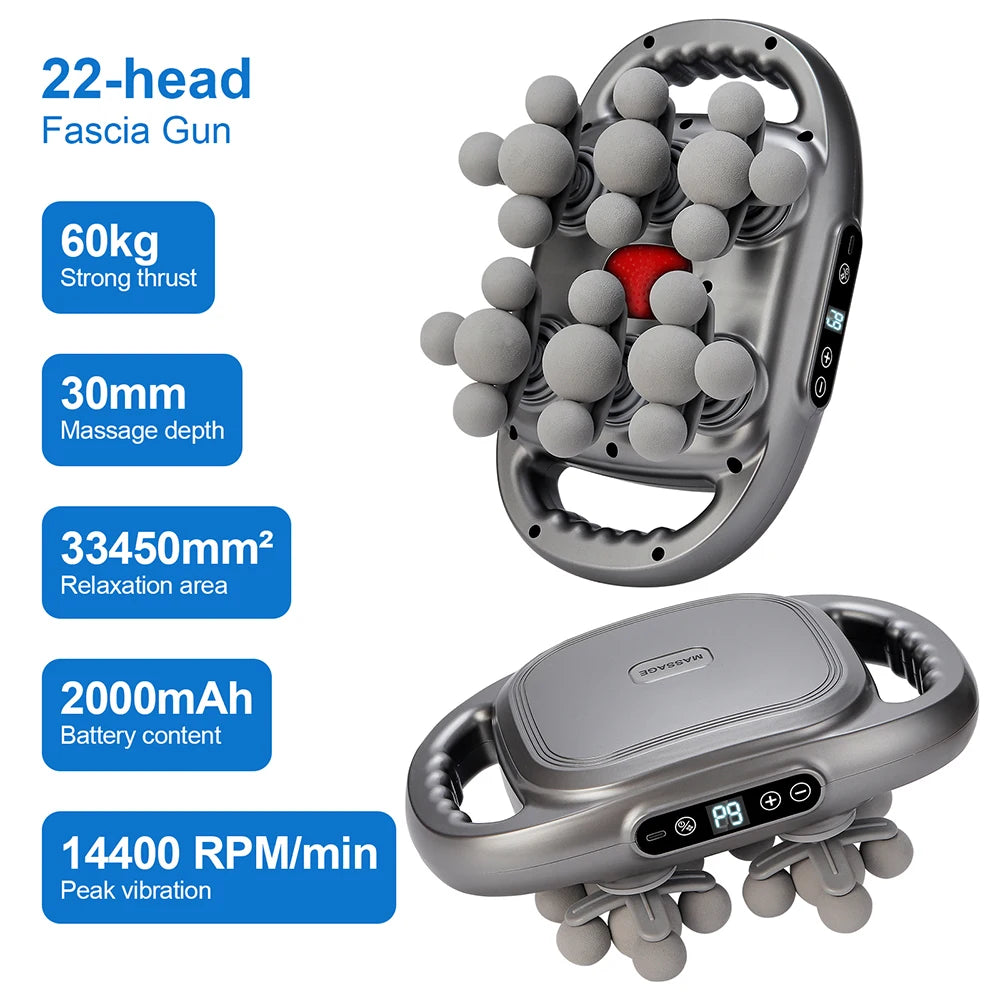 Deep-Pulse 22-Head Massage Gun