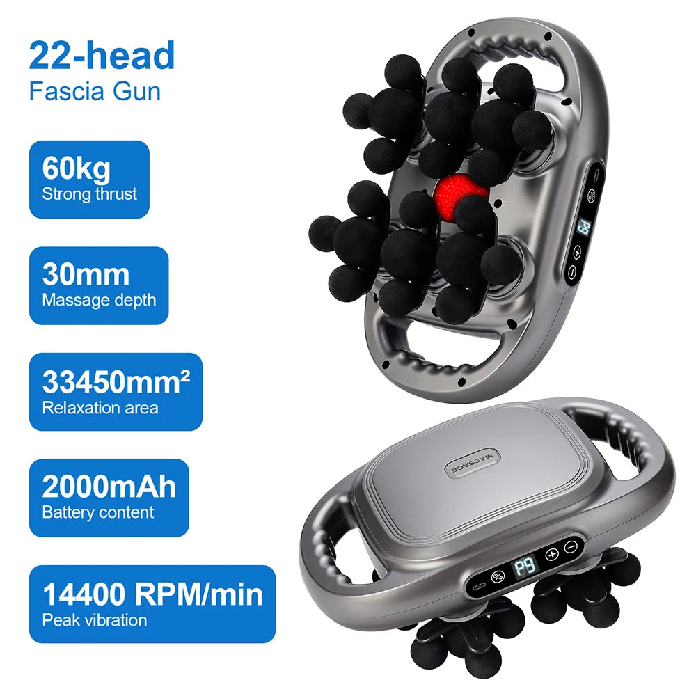 Deep-Pulse 22-Head Massage Gun