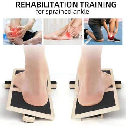Physical Therapy Posture Corrector Non-slip Wood Wobble Board