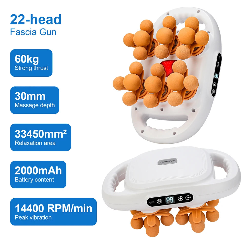 Deep-Pulse 22-Head Massage Gun